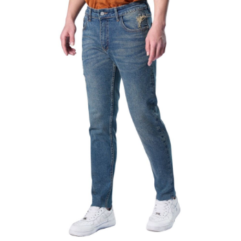 Jeans Men High Quality Sustainable Men Jeans Pants Oem Service 100% Cotton Zipper Fly Made In Vietnam Manufacturer 4