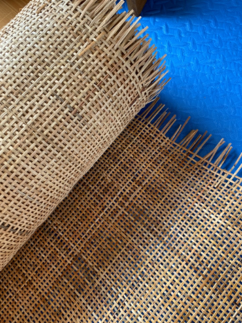 Handmade Square Mesh Rattan Webbing Roll Eco-Friendly Used For Living Room Furniture And Handicrafts Customer's Request Packing 8