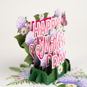 Father Day Card 3D Flower Pop Up Gift Whole Creative Offset Printing Colorful Good Price Customized From Vietnam 6