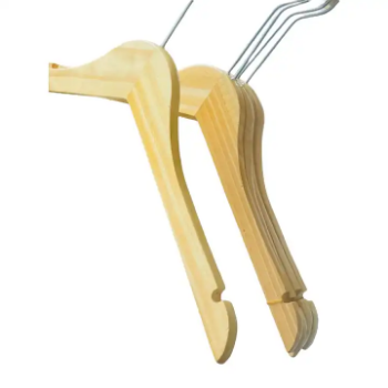 Natural Color 2023 OEM & ODM Wooden Clothes Hanger Good Price For Clothes Customized Packaging Vietnam Manufacturer 4