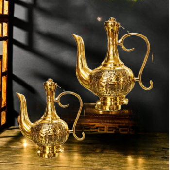 Prosperity Wine Holder Brass Wholesale Premium Indoor Decoration Customized Packaging Made In Vietnam Manufacturer 7