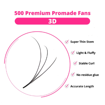 Full Strip Eyelashes Pre Made Fans 3D Wholesale Oem/Odm Boxes Packaging Vietnam Manufacturer