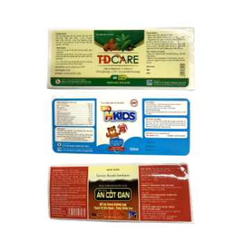 Good Quality Cheap Custom Food Labels Plastic Decals Matt Lamination Use For Food Packed In Cartons Vietnam Manufacturer 3