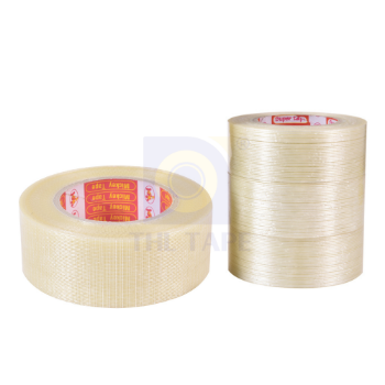 High Quality Heat Resistant Silicone Coated Adhesive Fiber Glass Cloth Tape Use For Packing Made In Vietnam 5