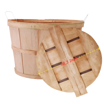 Wholesale Price Wooden Fruit Basket Basket Storage Sustainable Eco-Friendly Material Viet Nam Manufacturer 6