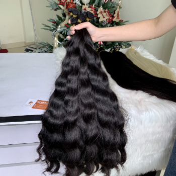 Genius Weft Natural Waves Hair Extensions Bulk Sale Virgin Hair Beauty And Personal Care From Vietnam Manufacturer 3