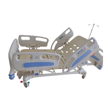 Five Functions Blue Electric Bed Factory Price Hospital New Design Patient Examination Bed Medical Surgery Hospital Equipment 7