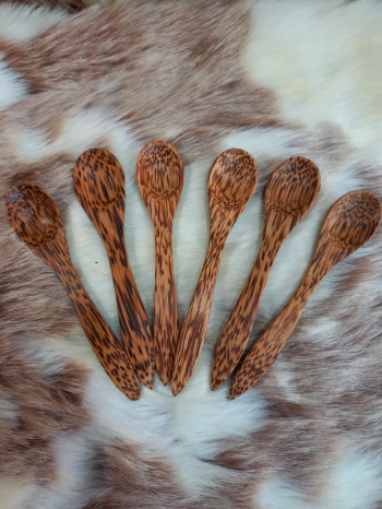 The New Spoons Of Food Make From Wooden Coconut Set Dark Brown All Seasons Made In Vietnam Manufacturer 8