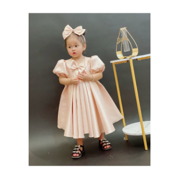 Daily Girls Dresses Girls Party Dresses Wholesale Luxury Using For Baby Girl Pack In Plastic Bag Vietnam Manufacturer 4