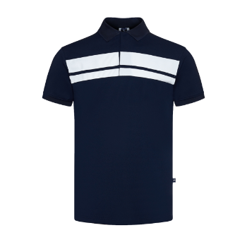 Polo Shirt With Contrast Panel 1 Color At Across The Front Chest Men Polo Shirts New Arrival Polo Shirts For Men 2