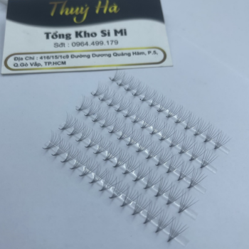 Thuy Ha Eyelashes Extension Mi Fan 6D Wire Cut Box 500 fans thickness 0.07 OEM ODM Service extension tool fan  1