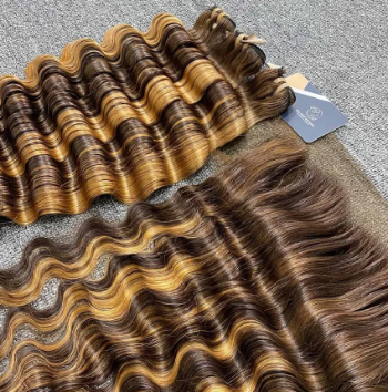 Genius Weft Hair Extensions High Quality Raw Unprocessed Beauty Salon Hair Extensions Human Hair Customized Packaging top seller 5