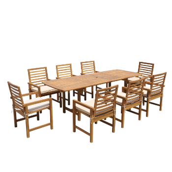 High Quality Garden Dining Table Sets Outdoor Furniture Modern Style Factory Price Patio Furniture Vietnam Manufacturer 7