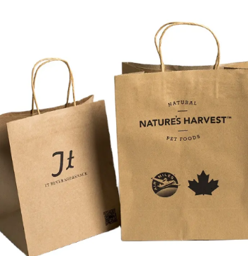 Top deal 2023 item Paper recycled Bag with Logo Custom Printed Holiday Gifts Customized Logo Style Time Grocery Shopping Bag CAR 6