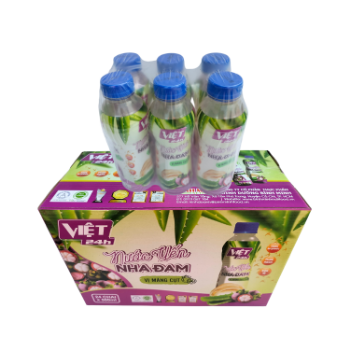 Best Price Aloe Vera Bird Nest Juice With Mangosteen Flavor Flavored Beverage Iso Packed In Box Vietnam Factory 3