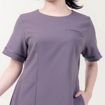 Nurse Uniform Medical Scrubs Good Quality Dress Well-built FMF Stored in Polybag from Vietnam Manufacturer 4