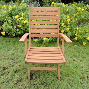 High Quality Wooden Folding Chair Wooden Material Outdoor Wooden Chairs For Hotel Or Villa Modern Design Vietnam Manufacturer 3