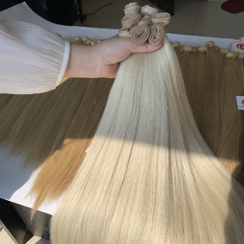 Genius Weft Same Length Blond Color Hair Extensions Private Label Virgin Hair Beauty And Personal Care Made In Vietnam 3