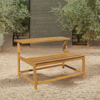 Bench Outdoor Furniture Wooden Bench Modern Style Factory Price Dining Patio Benches Furniture Vietnam Manufacturer 5