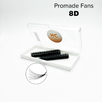 8D Promade 500 Fans eyelash extensions Good price Fashionable using for beauty pack in tray or box Vietnamese Manufacturer 2