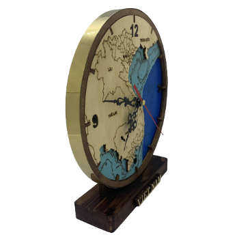 Quy Nhon Desktop Clock Good Price Art Decor For Desk Use Customized Packaging Made In Vietnam Manufacturer Hot 2