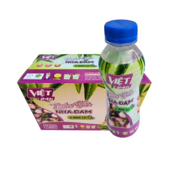 Special Item Aloe Vera Bird Nest Juice With Mangosteen Flavor Flavored Beverage Vicas Packed In Box Vietnam Manufacturer 3