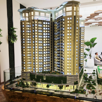 Architecture Model High Quality 3D Model Design Using For Real Estate Display Packed In Strong Wooden Cases 8