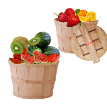 Wholesale Price Wooden Fruit Basket Storage Basket Durable Eco-Friendly Material Viet Nam Manufacturer 2