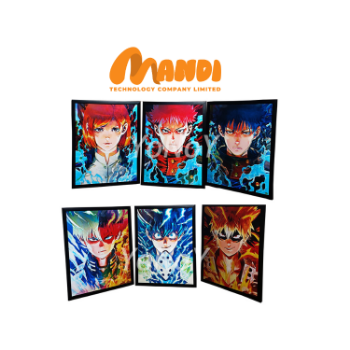 Anime Canvas Poster Top Sale Popular Movie Popular Movie 3D Flip Effect Custom Packing From Vietnam Oem Avengers Heroes 3