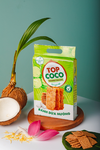 Special item TOPCOCO Coconut Cracker Original 250g 1