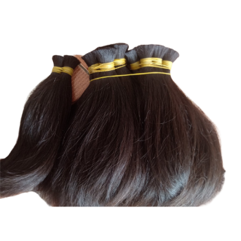 Human Bulk Hair Best Selling 100% Human Hair Virgin Raw Hair Machine Double Weft Genius Weft 4