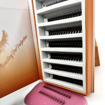 Wispy 9D mix 7 length fan eyelashes Reasonable Price Beautiful color using for beauty pack in tray or box from Vietnam 5