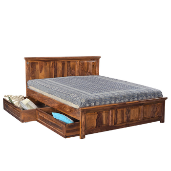 Customized Service Wood Bed Diverse Designs Home Furniture Vietnam Manufacturer 1