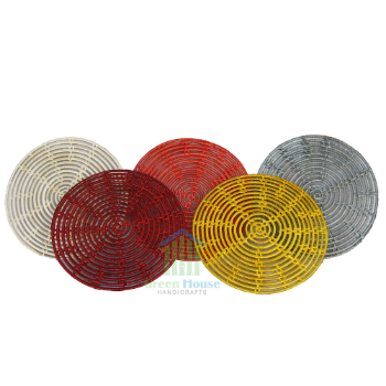 Fiber Optic Wall Plate High Quality Fornasetti Plate Wall Decoration Rattan Multifunction Customized Service From Vietnam 2