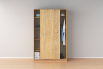 Fast Delivery Wooden Wardrobes Customized Shape Home Furniture Vietnam Manufacturer Products Best Price 5