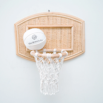 Handcrafted from Vietnam Activities High Quality Top Sale Good Choice Rattan Toys for Kids Rattan Basketball Hoop For Children Handcrafted from Vietnam 5