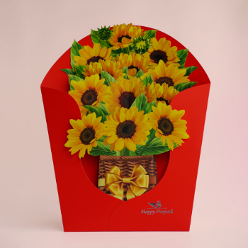 Sunflower Bouquet Custom Offset Printing Best Choice Luxury Item High Quality Customized From Vietnam 2