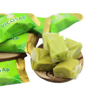 Tropical Fruit Cocoa Candy Good Price Soft Macapuno Confectionery Pandan Leaf Coconut Candy Bag Made In Vietnam Manufacturer 4