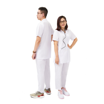 Made In Vietnam Number One Lady's Hospital Uniform Scrub Shirt From Sao Mai Top Vietnamese Supplier 2