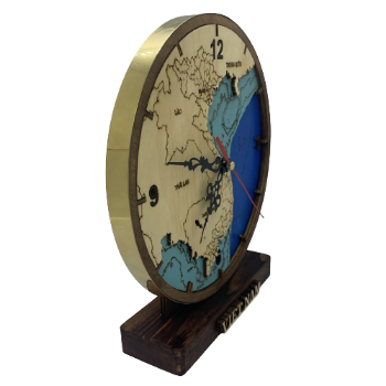 Desktop Clock Good Price Wooden Table Clock For Desk Use Office Decor Customized Packaging From Vietnam Manufacturer Low Price 2