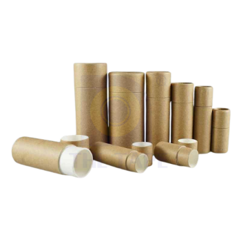 Low MOQ Kraft Paper Brown Cardboard Cylinder Mailing Paper Tubes Use For Express Packaging Made In Vietnam 1