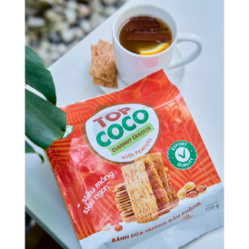 The New TOPCOCO Coconut Cracker with Peanuts 150g 1