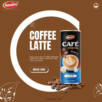 Good Taste Milk Coffee Latte Flavor Soft Drinks Flavors Soft Drink Production Line Instant Coffee Drink Made In Vietnam 6