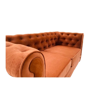 Indochin Artificial Velvet Couch Pink Sofa Best product Manufacturer Vietnam Living Room High Quality Furniture 5