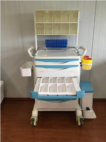 Anesthesia Cart Aluminum Alloy Multifunction Hospital Furniture Factory Direct Accessories Equipment Multiple Accessories 3