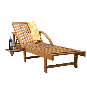 Outdoor Furniture Swimming Pool Chair Sun Lounger Wooden Sun Loungers Modern Style Factory Price Vietnam Manufacturer 3