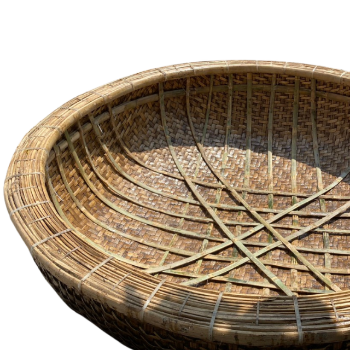 100% Natural Bamboo Wholesale Oval Bamboo Coracle Fishing Boat Competitive Price Decoration Customization From Vietnam 4