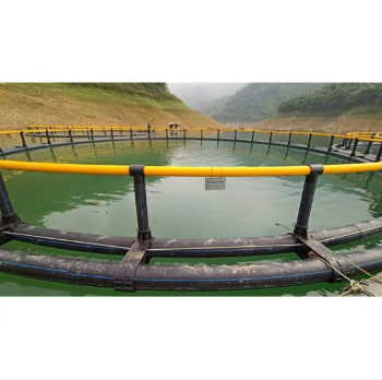 Floating Fish Cage High Quality Secure Aquatic Research Center Floating Round Cage Made In Vietnam Manufacturer 5