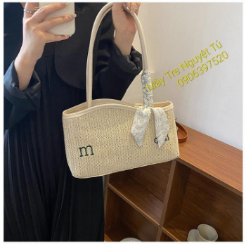 Travel Beach Woven Handbag Woven Shoulder Bag Beach Bag Crochet Knit Purse for Women Girl  From Manufacturer Vietnam 8