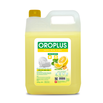 Dishwashing Liquid Bottle Oroplus Lemon Scent 9.36kg Free Sample Vilaco Brand For Kitchen Made In Vietnam Manufacturer 1